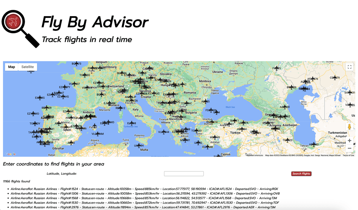 fly by advisor